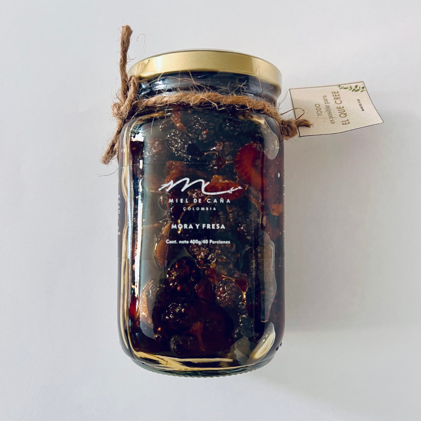 MIEL DE CAÑA 400g- MORA-FRESA