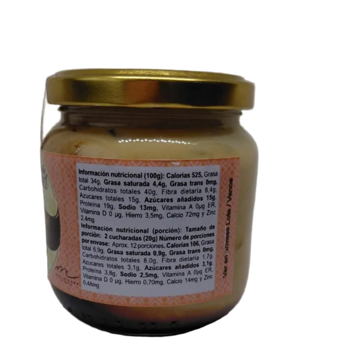 DULCE MIEL (Crema de Maní con Miel de Caña, Fresa y Mora)