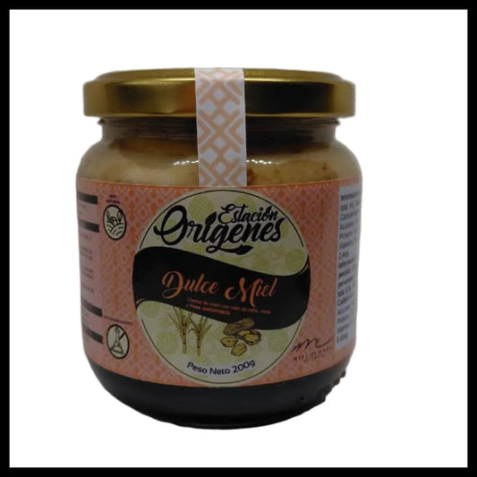 DULCE MIEL (Crema de Maní con Miel de Caña, Fresa y Mora)